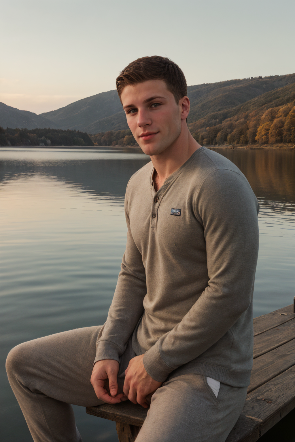 00000-3360253086-medium shot photo of sc_kurtis _lora_sc_kurtis-05_0.75_, wearing  patagonia Henley and beanie, sitting lakeside, looking contemp.png